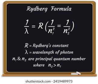 7 Rydberg Formula Images, Stock Photos, 3D objects, & Vectors | Shutterstock