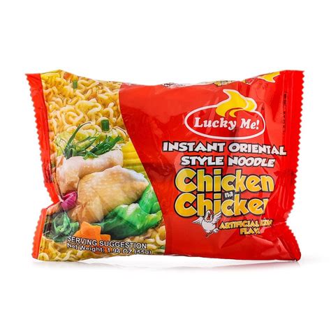 Lucky Me Instant Noodles - Chicken Na Chicken, Pack of ct 5 by Weee ...