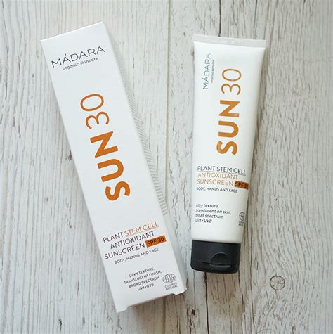 Madara Plant Stem Cell Antioxidant Sunscreen SPF30 (Sun 30) - Review