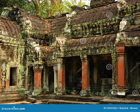 Cambodia. Abandoned Temple TA Prohm Editorial Photo - Image of indochina, cambodia: 54202266