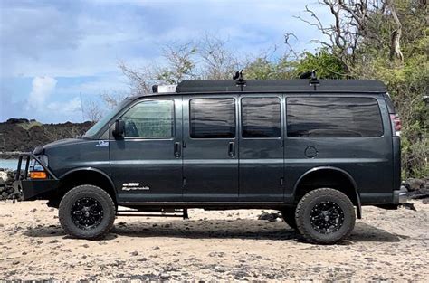 2005 Chevy Express Van, 4x4, 4" lift, pop-top - BuiltRigs