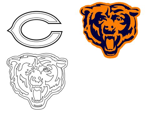 Printable Chicago Bears Coloring Pages You will receive 1 zip file includes