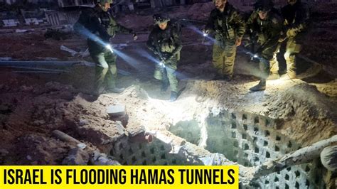 Israel is flooding Hamas Tunnels with sea water. - YouTube