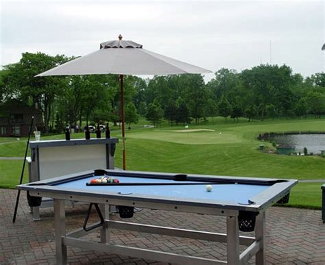 Outdoor Pool Table - The Awesomer