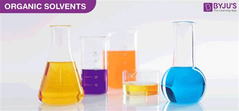 Organic Solvents - Definition, Types, Properties & Applications with Examples