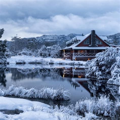 Welcome to @tasmania’s winter wonderland ️ After a night of #snow, it ...