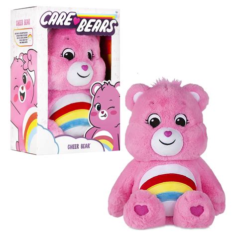 Care Bears 14" Plush - Cheer Bear - Soft Huggable Material! - Walmart.com