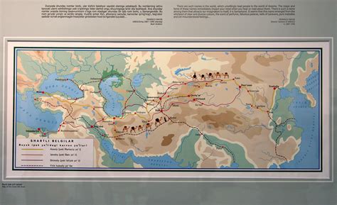 1254 - Museum Map of Ancient Silk Road, Samarkand | Allan Grey | Flickr