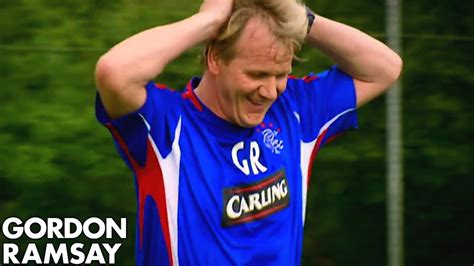 Gordon Ramsay Playing Football - YouTube