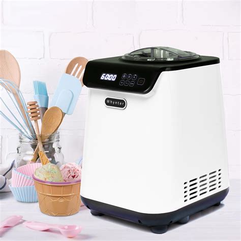 Whynter ICM-128WS 1.28 Quart Compact Upright Automatic Ice Cream Maker - Wine Cooler City