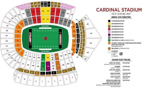 Unc Football Stadium Seating Chart