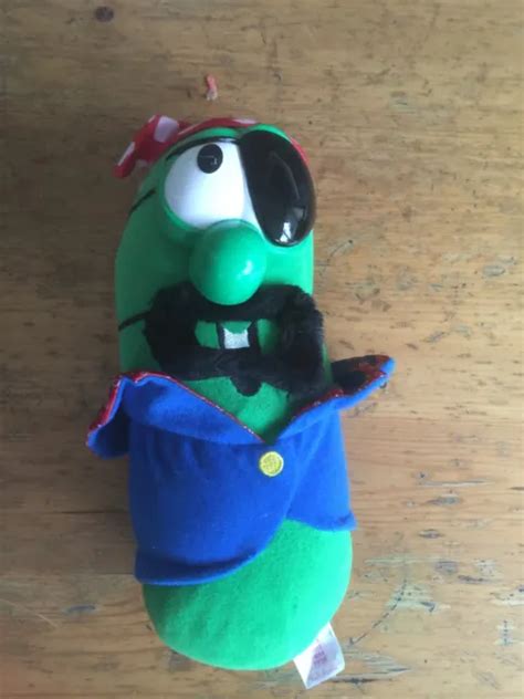 FISHER PRICE VEGGIE Tales Pirate Larry Cucumber Plush 10" $39.07 ...