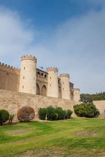 Aljaferia palace castle in Zaragoza Spain Aragon ⬇ Stock Photo, Image ...