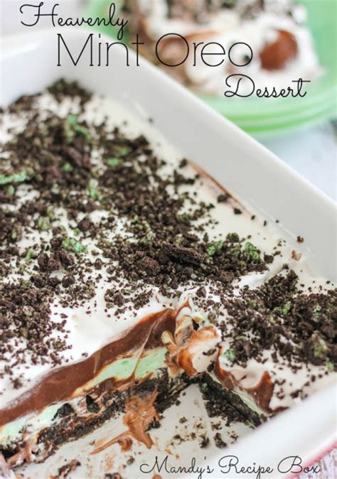 Heavenly Mint Oreo Dessert | Mandy's Recipe Box