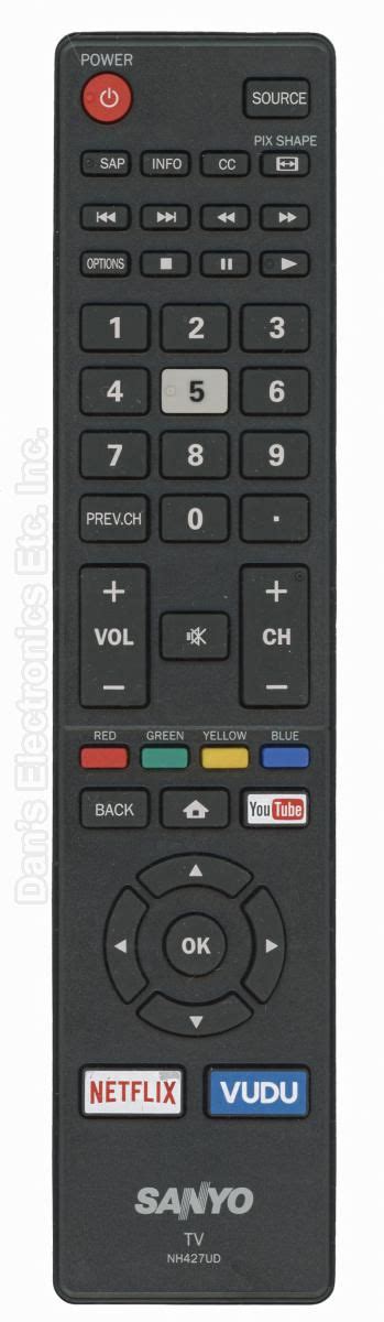 Buy SANYO NH427UD TV Remote Control