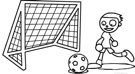 Soccer Net Drawing at GetDrawings | Free download