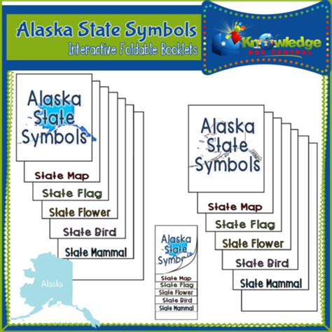 Alaska State Symbols Interactive Foldable Booklets | Made By Teachers