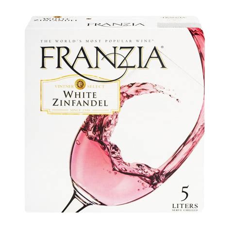 Franzia Wine Box White Zinfandel 5L – Coach House Wine & Spirits