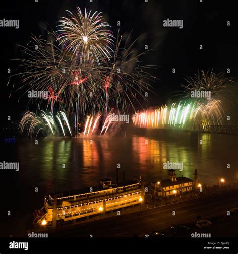 Thunder Over Louisville Fireworks Show in Louisville, Kentucky Stock ...