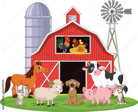 Barn Animals Cartoon