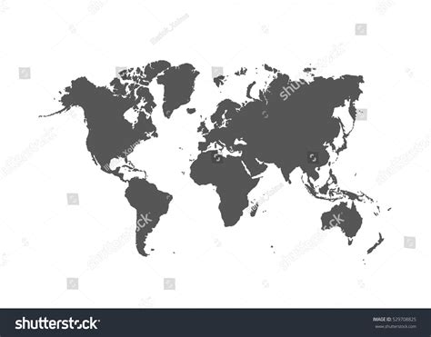 Political World Map Vector Illustration Stock Vector (Royalty Free) 529708825 | Shutterstock