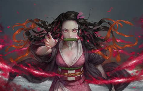 2480x900 Resolution Nezuko Kamado Cosplay Art 2480x900 Resolution Wallpaper - Wallpapers Den