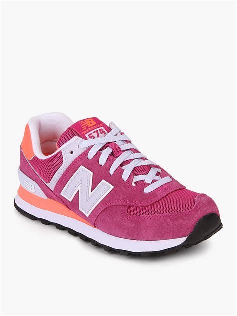 Buy New Balance Women Pink Suede Sneakers - Casual Shoes for Women 7175035 | Myntra