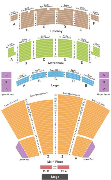 Blue Man Group Tickets | Seating Chart | Palace Theatre Columbus | End Stage