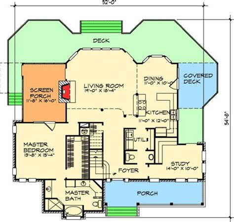 Plan 46036HC: Country Stone Cottage Home Plan | House plans, House floor plans, Stone house plans