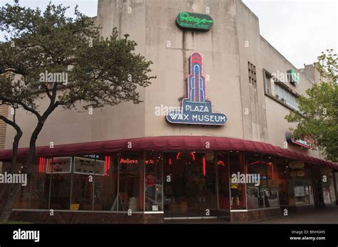 Texas, San Antonio. Plaza Wax Museum Stock Photo - Alamy