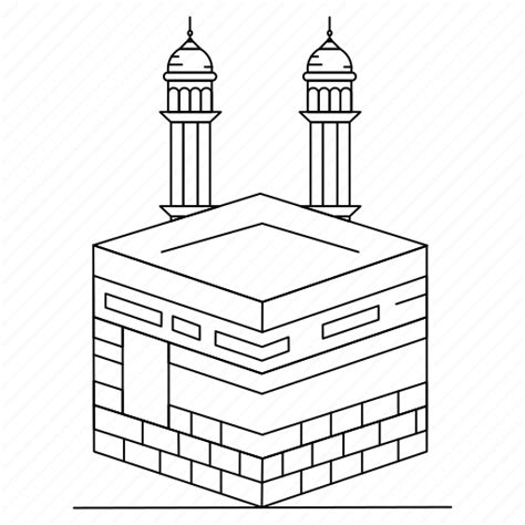 Mecca Kaaba Coloring Page