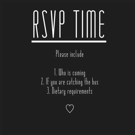 Rsvp Reminder Wording | scrumps