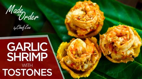 Garlic Shrimp With Tostones | Tostones Relleno de Camarones | Made To ...