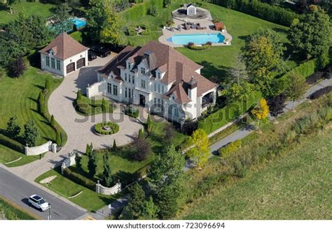 Aerial View Over Large Upscale Luxury Stock Photo 723096694 | Shutterstock