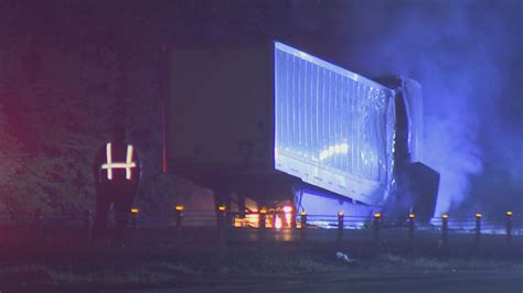 Highway 75 Reopens Near Glenpool After Semi Fire