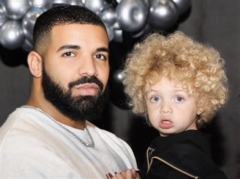 Drake shares first photos of his blond, curly haired son Adonis [Video]