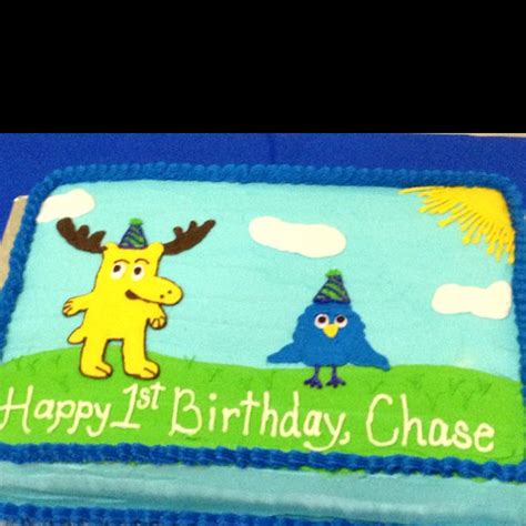 Moose and Zee (Nick Jr characters) for my nephew. | Character, Winnie the pooh, 1st birthday