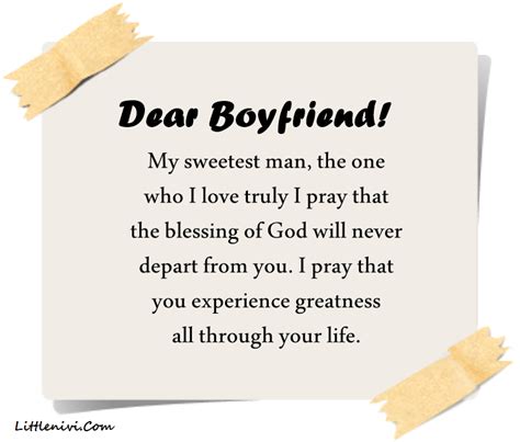 60 Strong Prayer For Boyfriend – Prayer For Lover Success, Blessings – LittleNivi.Com