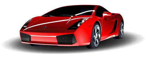 Clipart - Red Sports Car