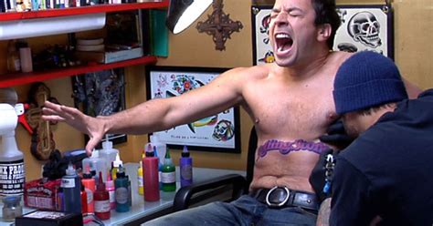 Jimmy Fallon The late night host gets tattooed, talks Neil Young ...