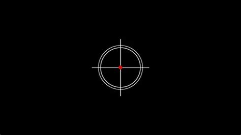 Animated Scope Crosshair w/ Maginificati... | Stock Video | Pond5