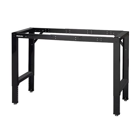 Stack On Adjustable Height and Length Workbench Frame | The Home Depot ...