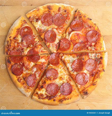 Pepperoni Pizza Slices Stock Image - Image: 9435361