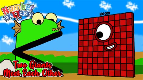 Numberblocks 100000 Meets the Blockzilla Monsters - Numberblock fanmade coloring story | Math ...