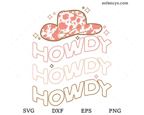 Pink Cowboy Hat Svg