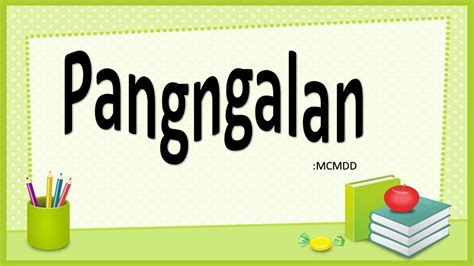 PANGNGALAN AT MGA URI NITO - YouTube