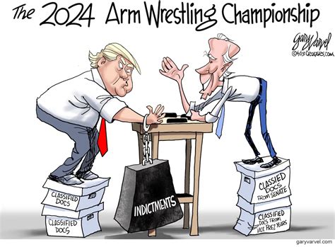 Political Cartoons - Campaigns and Elections - The 2024 Arm Wrestling ...