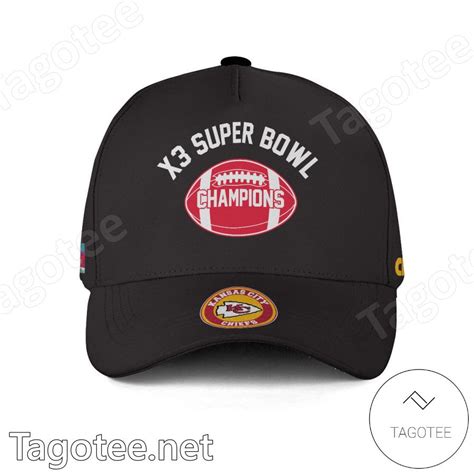 X3 Super Bowl Champions Kansas City Chiefs Classic Cap Hat - Tagotee