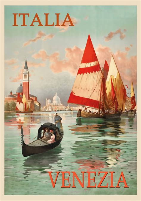 Venice, Italy Travel Poster Free Stock Photo - Public Domain Pictures