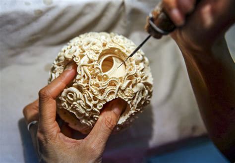 Ivory carvers worry skills may be lost